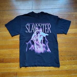 Slayyyter Merch Medium Shirt T-Shirt Purple Club Paradise Graphic Tour Tee Shirt